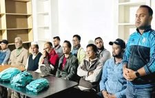 জুড়ীতে শেখ রাসেল স্মৃতি সংসদের জার্সি উন্মোচন