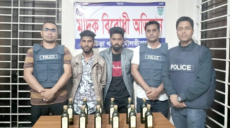 বিদেশি মদসহ আটক ২