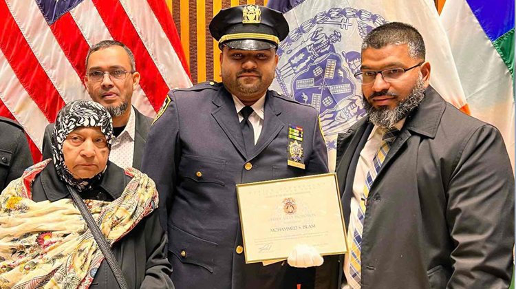 সাইফুল ইসলাম নিউইয়র্ক পুলিশের ক্যাপ্টেন পদে পদোন্নতি পেয়েছেন
