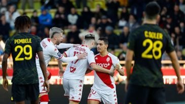 মোনাকো ঝড়ে বিধ্বস্ত মেসি-এমবাপ্পে বিহীন পিএসজি