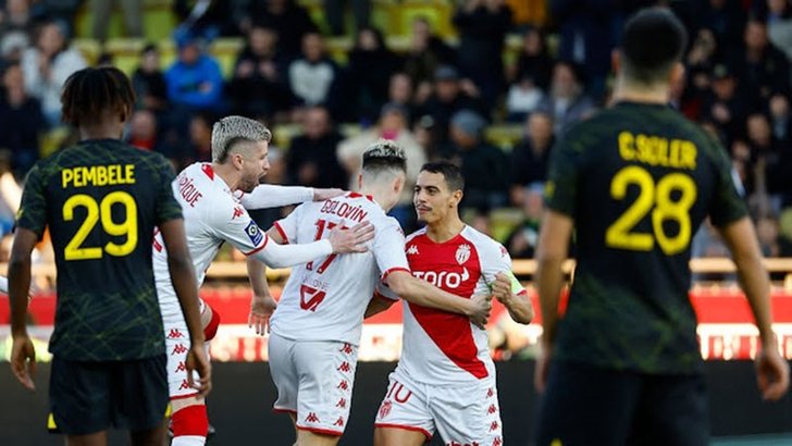 মোনাকো ঝড়ে বিধ্বস্ত মেসি-এমবাপ্পে বিহীন পিএসজি