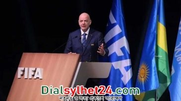টানা তৃতীয়বার ফিফার প্রেসিডেন্ট ইনফ্যান্তিনো