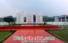শ্রদ্ধা নিবেদনের জন্যে প্রস্তুত সিলেটের ‘স্বাধীনতার শহীদস্মৃতি উদ্যান’