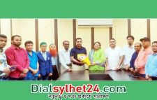 সিলেট জেলা প্রেসক্লাবের সাথে প্রবাসী সাংবাদিক জুয়েল সাদাতের মতবিনিময়