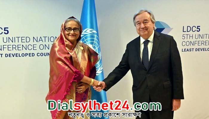 ইউক্রেন-রাশিয়া যুদ্ধ বন্ধে কার্যকর পদক্ষেপ নিতে জাতিসংঘের প্রতি প্রধানমন্ত্রীর আহ্বান