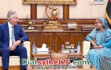 প্রধানমন্ত্রীর সঙ্গে বৈঠক করেছেন সাবেক ব্রিটিশ প্রধানমন্ত্রী টনি ব্লেয়ার