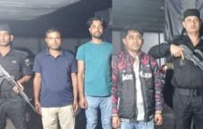 মৌলভীবাজারে তিন ডাকাত গ্রেপ্তার