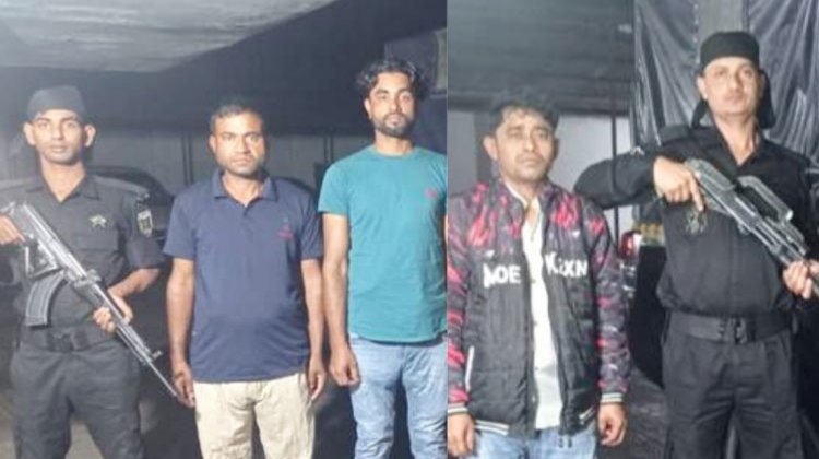 মৌলভীবাজারে তিন ডাকাত গ্রেপ্তার