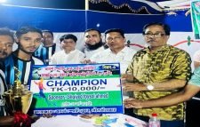 আর্দশ স্পোর্টি ক্লাবের আয়োজনে নাইট ফুটসাল টুর্নামেন্টের ফাইনাল ও পুষ্কার বিতরণ