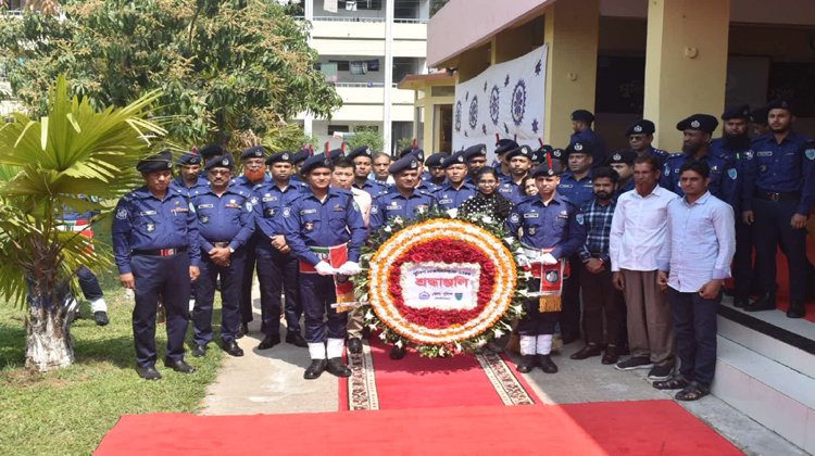 মৌলভীবাজারে যথাযথ মর্যাদায় ‘পুলিশ মেমোরিয়াল ডে ‘ পালিত