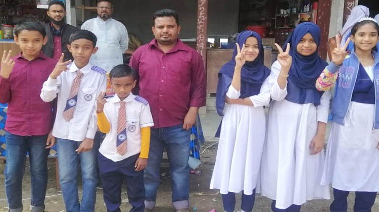 ব্লু-বার্ড কেজি স্কুলের শতভাগ শিক্ষার্থীর টেলেন্টপুলে বৃত্তি লাভ