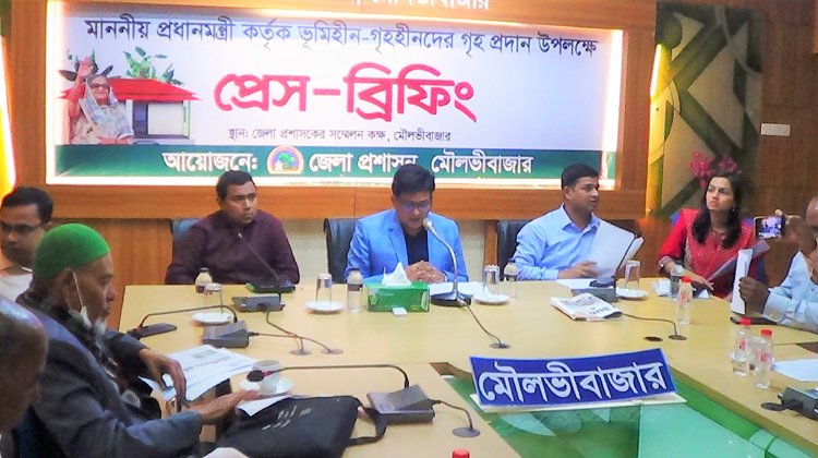 ২২ মার্চ রাজনগরকে ভূমি ও গৃহহীনমুক্ত ঘোষণা করবেন প্রধানমন্ত্রী