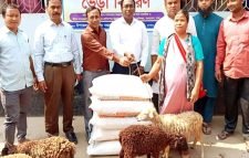 কুলাউড়ায় ক্ষুদ্র নৃ-গোষ্ঠীর ১০৯ পরিবার ২১৮টি ‘ভেড়া’ উপহার পেল