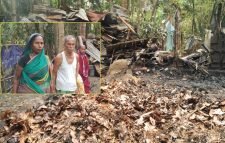 আগুনে  অঙ্গার বসতঘর-দোকান, দিশেহারা হর গোবিন্দ