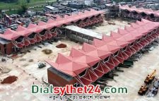 উদ্বোধনের আগেই কদমতলী বাস টার্মিনালে ‘ফাটল’