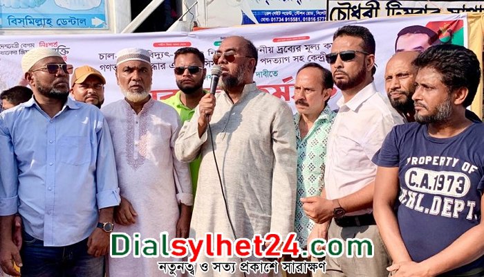 সিলেটের ১৩ উপজেলায় বিএনপির অবস্থান কর্মসূচি পালিত