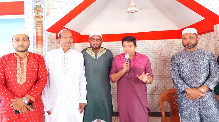 মাজদিহি (মুজিবনগর) আশ্রয়ন প্রকল্পে মসজিদের উদ্বোধন