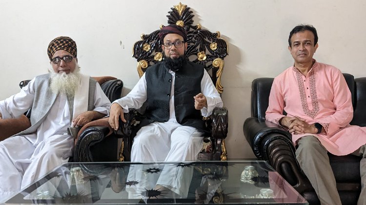 শ্রীমঙ্গল বরুণা মাদ্রাসার প্রিন্সিপালের   এর সাক্ষাত ও মত বিনিময় অনুষ্ঠিত