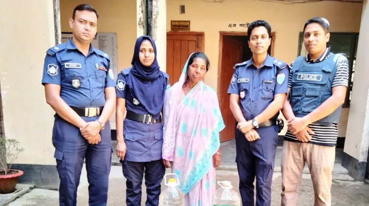 কুলাউড়ায় চোলাইমদসহ নারী আটক