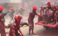 মৌলভীবাজারে আগুন নিয়ন্ত্রণে অনুষ্ঠিত হলো ফায়ার সার্ভিস মহড়া