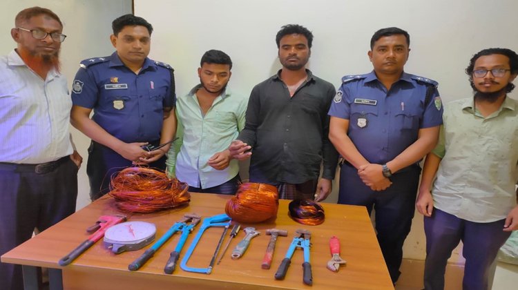 শ্রীমঙ্গলে চোরাই বৈদ্যুতিক ট্রান্সফরমার উদ্ধারসহ আটক ২