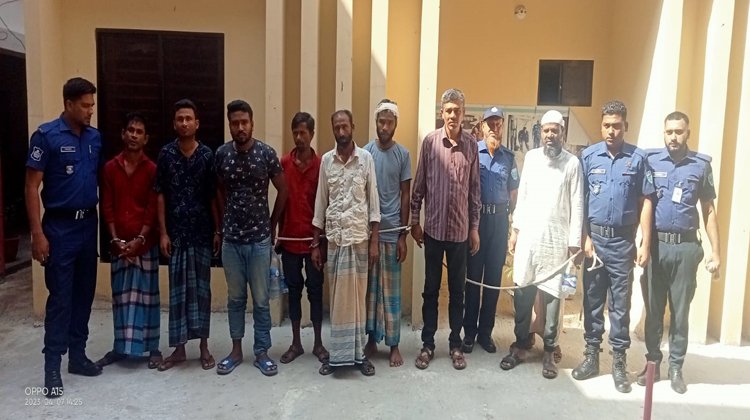 মৌলভীবাজারে সাজা ওয়ারেন্টভুক্ত ৪ জনসহ ১০ আসামি গ্রেফতার