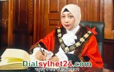 সিলেট সিটি কাউন্সিলরের স্ত্রী যুক্তরাজ্যের মেয়র