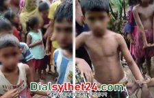 মাধবপুরে ৪ শিশুকে হাত বেঁধে নির্যাতন, পরিবারের দাবি উদ্দেশ্য ছিল পাচার