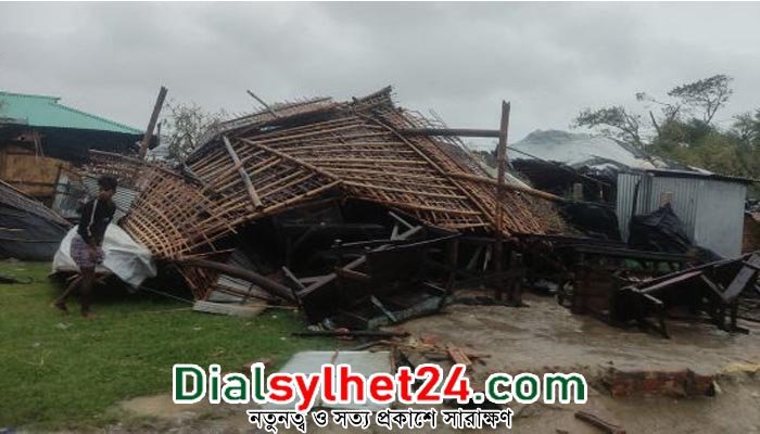 কক্সবাজারে ১০ হাজার ঘরবাড়ি ক্ষতিগ্রস্ত, আহত ১১