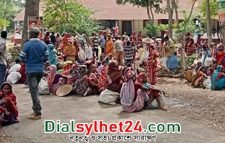 পাত্রখোলা চা বাগানে শ্রমিকদের ধর্মঘট