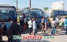 ২৯ মে থেকে সুনামগঞ্জে অনির্দিষ্টকালের পরিবহন ধর্মঘট