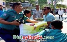 সিলেটে পুলিশ-ছাত্রদল ধাওয়া-পাল্টা ধাওয়া, আটক ৮