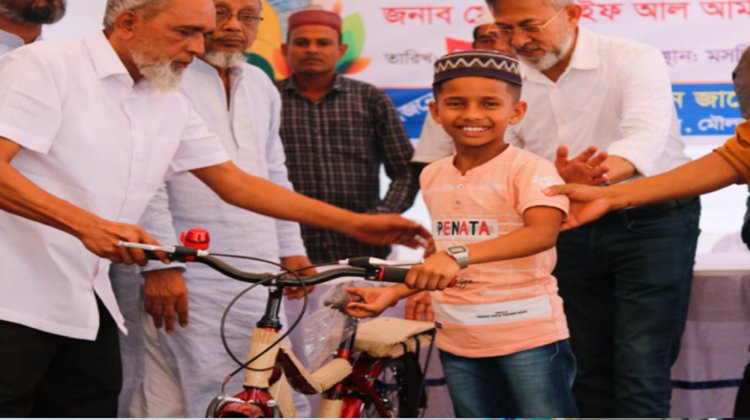 ৪০ দিন জামায়াতে নামাজ পড়ে বাইসাইকেল পেল ৬৭ কিশোর