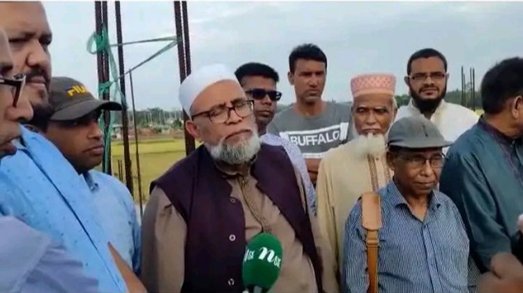 প্রস্তাবিত শমসেরনগর হাসপাতাল পরিদর্শনকালে প্রবাসীদের এগিয়ে আসার আহবান জানিয়েছেন কে.এম. আবু তাহের চৌধুরী