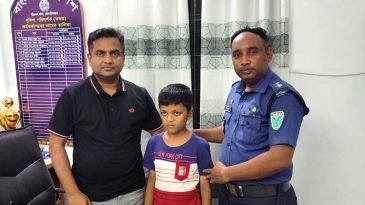 নিখোঁজ হওয়া বার্ডস্ স্কুলের ছাত্র অরিত্র কে উদ্ধার করেছে শ্রীমঙ্গল থানা