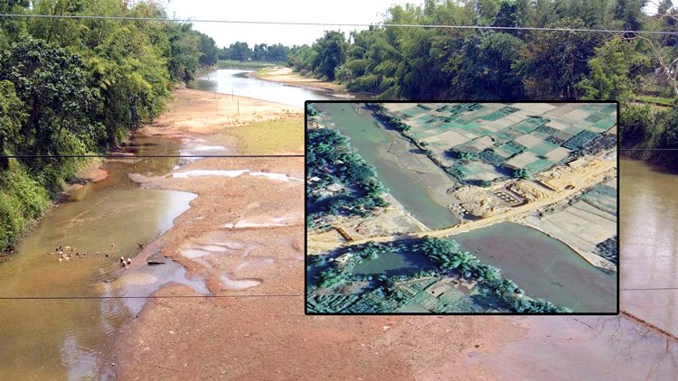 ভারতে সেতু নির্মাণের বাঁধে ‘মৃতপ্রায়’ ধলাই নদী