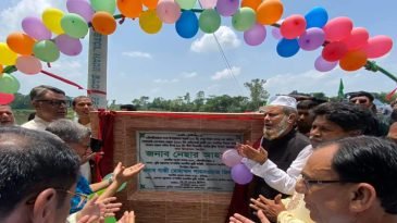 মৌলভীবাজারে এরাবরাক নদীর উপর গাডার ব্রিজের উদ্বোধন