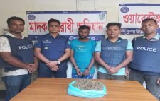 কুলাউড়ায় ১ কেজি গাঁজাসহ গ্রেফতার ১