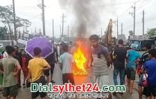 দুই গ্রামবাসীর আড়াই ঘণ্টাব্যাপী সংঘর্ষ, পুলিশসহ আহত অর্ধশত