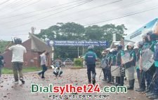 সিলেটে শাবিপ্রবির শিক্ষার্থীদের সঙ্গে স্থানীয়দের সংঘর্ষে আহত ২০