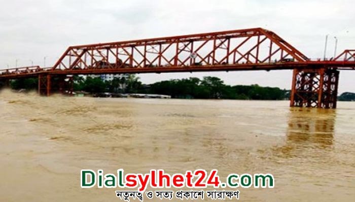 বিপদসীমা ছাড়িয়েছে সুরমার পানি