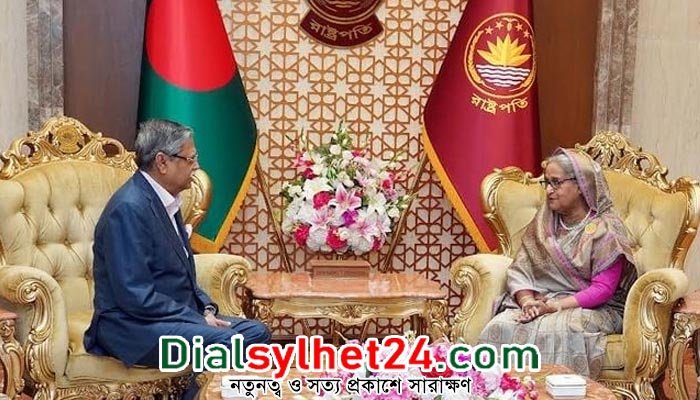 বঙ্গভবনে রাষ্ট্রপতির সাথে প্রধানমন্ত্রীর সাক্ষাৎ