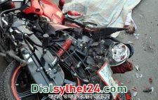 নগরে ট্রাকচাপায় মোটরসাইকেল আরোহী নিহত