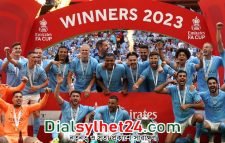 ম্যানইউকে হারিয়ে ‘ডাবল’ চ্যাম্পিয়ন ম্যানচেস্টার সিটি