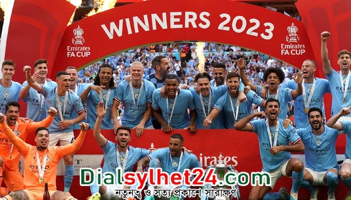 ম্যানইউকে হারিয়ে ‘ডাবল’ চ্যাম্পিয়ন ম্যানচেস্টার সিটি