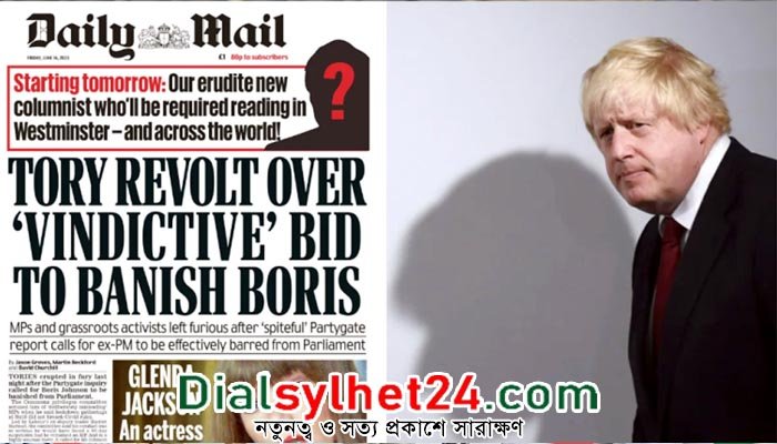 ডেইলি মেইলে কলামিস্টের চাকরি পেলেন জনসন