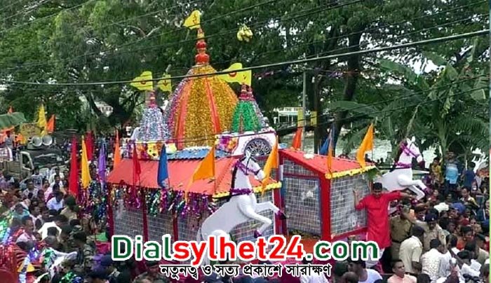 ত্রিপুরায় রথের চূড়ায় বিদ্যুতের তার লেগে আগুন : নিহত ৬ আহত ১৫