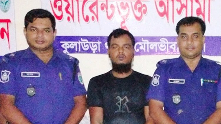 কুলাউড়ায় আন্তঃজেলা ডাকাত পুলিশের খাঁচায়