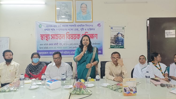 মৌলভীবাজারে স্বাস্থ্য সচেতনতা বিষয়ক প্রশিক্ষণ