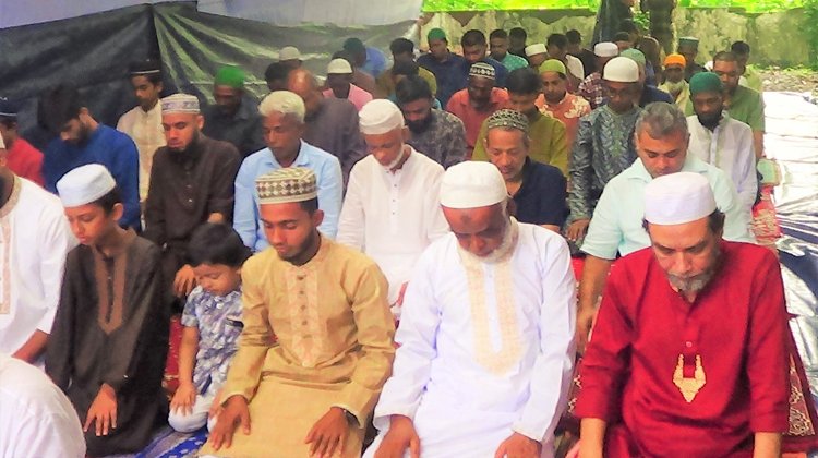 সৌদি আরবের সাথে মিল রেখে মৌলভীবাজারে ঈদুল আযহা পালিত